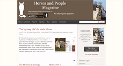 Desktop Screenshot of horsesandpeople.com.au